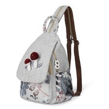 AULUDA Ladys Convertible Sling Bag, Hand Craft Artisan Purse, Beautiful Mushr...