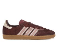 adidas Samba OG Maroon Sand Strata Pony W - JP5330 Shoes