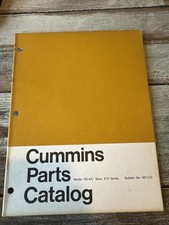 Cummins Parts Catalog 672 Series Hs-6 Book Manual Guide Diesel Engine Oem Shop