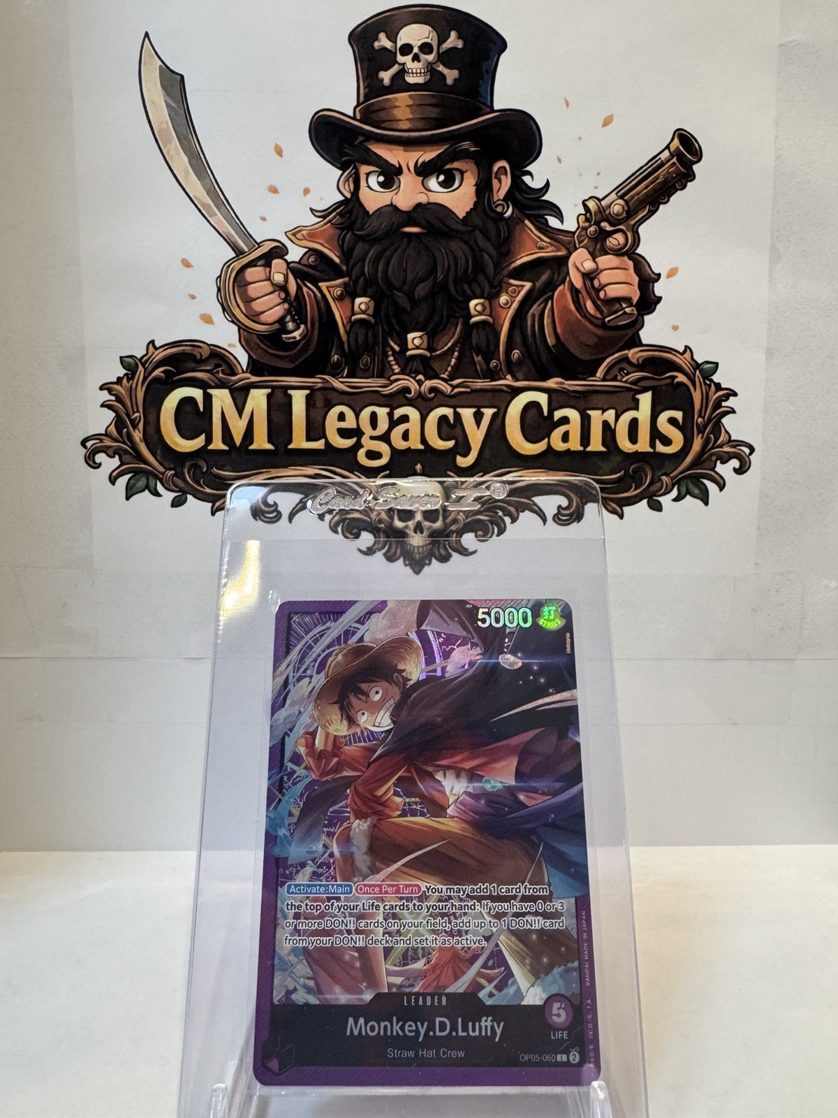 Monkey D Luffy OP05-060 Leader Sound Loader Promo One Piece Card English
