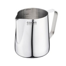 Stainless Steel Milk Steaming Jug Frother Pitcher Cup Coffee Cooks Professional