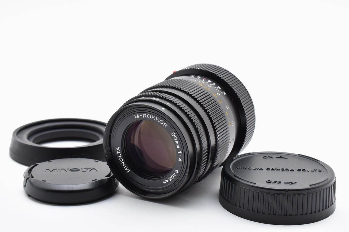 ミノルタ　Minolta M-Rokkor 90mm/F4　ライカM M-Rokkor 90mm f4 (M) – FLASHBACK CAMERA
