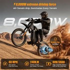 EKXBIKE Electric Dirt Bike 8000W Peak 60MPH Electric Motorcycle 60Mile Adult 1 — photo 2