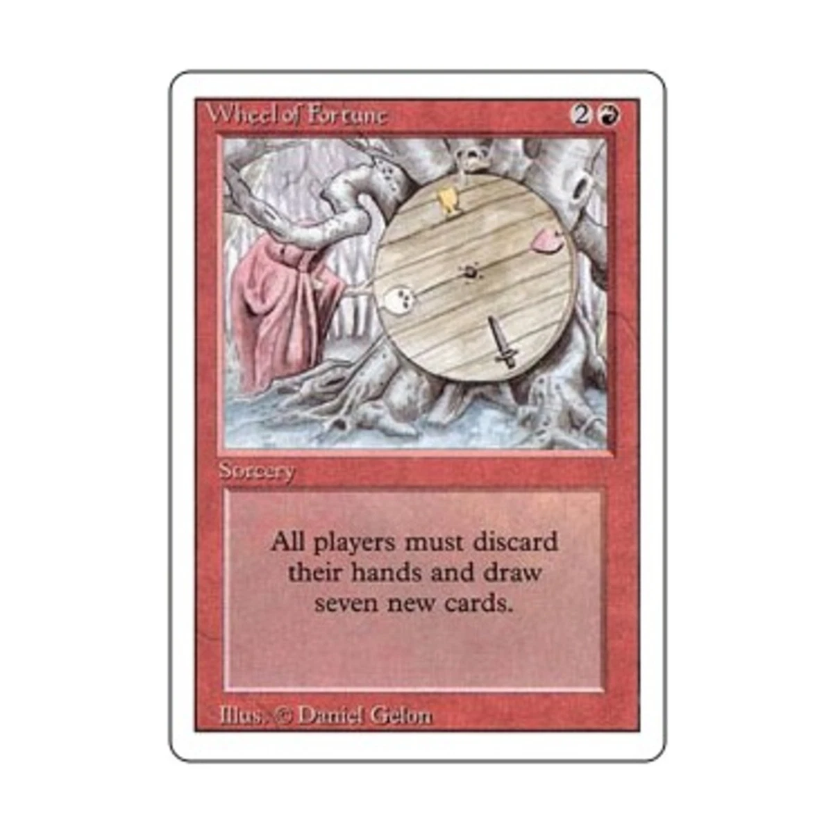 マジック：ザ・ギャザリング Wheel of Fortune Wheel of Fortune German FWB MTG Foreign White Border Magic TCG