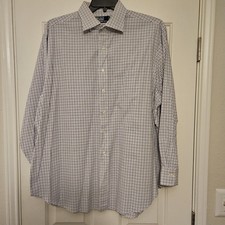 POLO RALPH LAUREN Cheque Long Sleeve Dress Shirt Size 18 34/35
