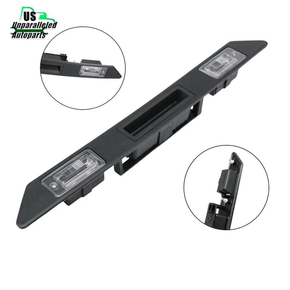 Fits Audi A3 A4 A6 Q7 S4 A3 Quattro Trunk Grip License Plate Light Trim Assembly - Изображение 2 из 4