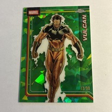 2026 Topps Chrome Marvel Sapphire Vulcan #191 Green /99 PWE