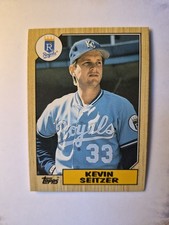 1987 Topps Kevin Seitzer RC #111T Kansas City Royals