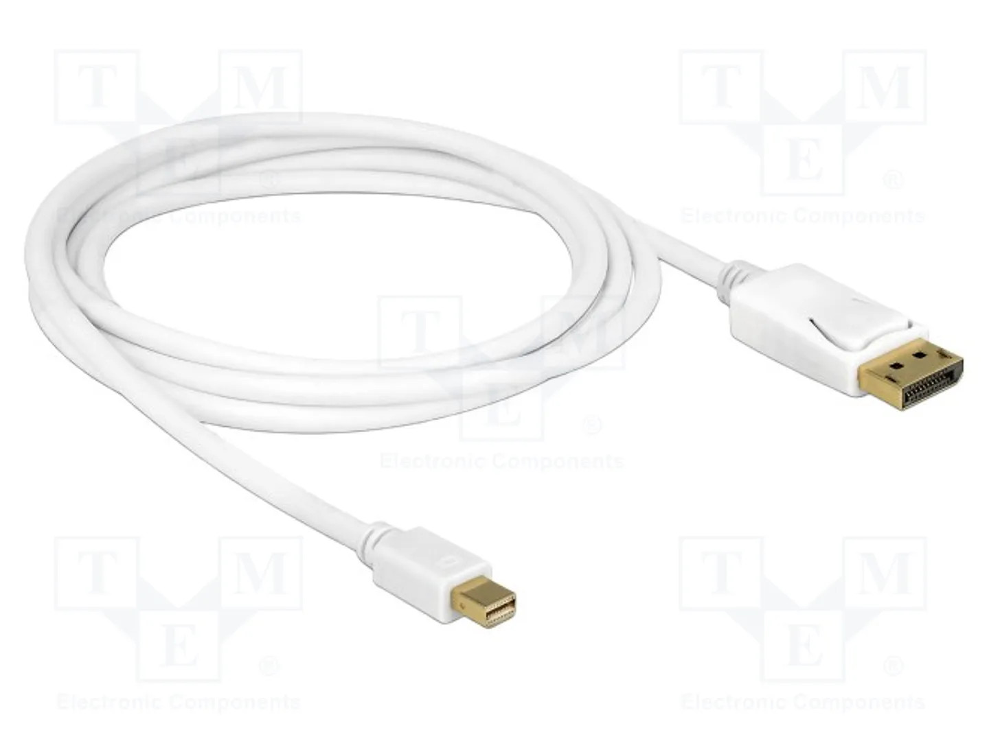 Cable DisplayPort DeLOCK 83482 2 m Mini DisplayPort a DisplayPort Blanco - Imagen 2