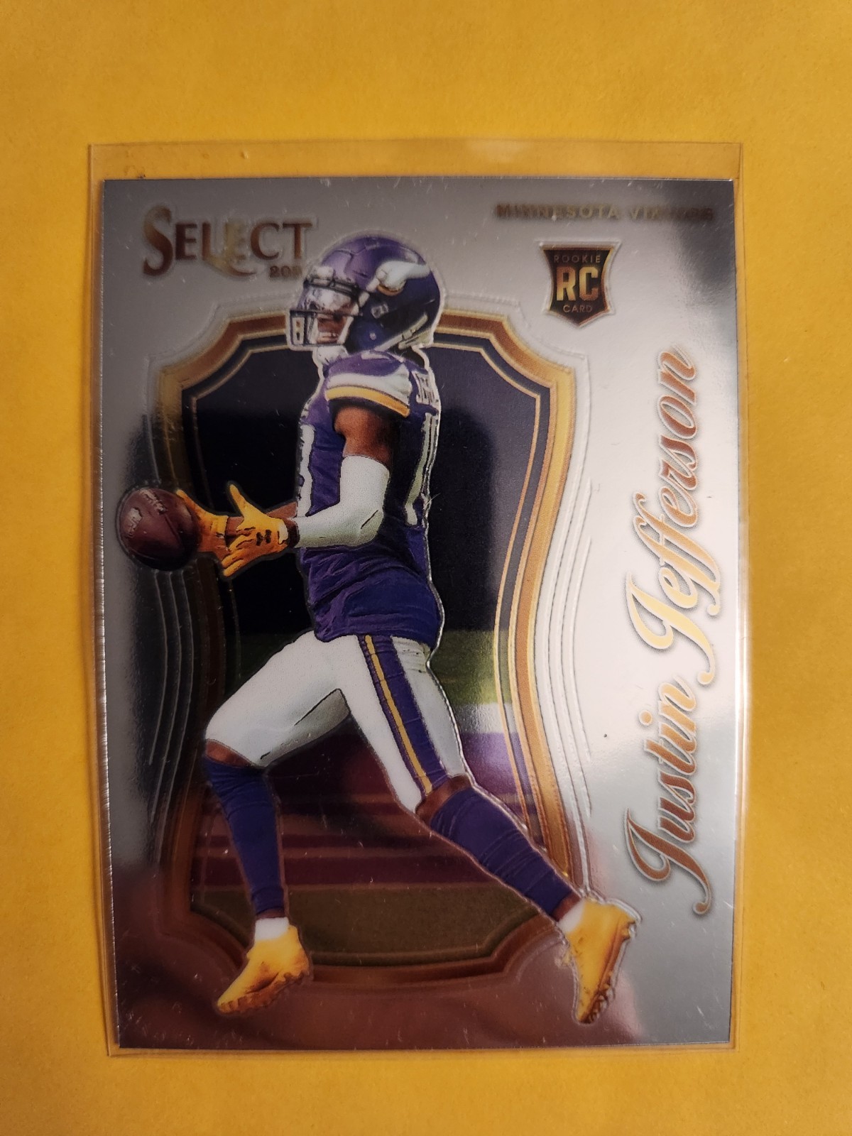 2020 Panini Select - Select Certified Rookies Justin Jefferson #SCR-9 (RC)