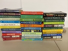 Lot of 34 Dick Francis PB Books Horse Racing Gambling