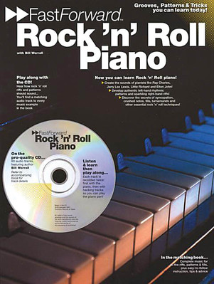 Rock N Roll Piano Learn How to Play Grooves Patterns Music Lessons Book CD Pack