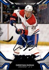 2022-23 Upper Deck MVP #106 Christian Dvorak Blue Script