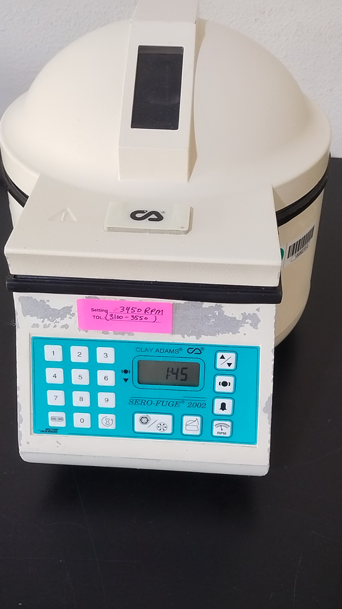 BD Clay Adams Sero-fuge 2002 2-speed Centrifuge 420352 for sale
