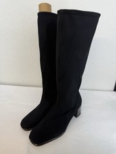 Vintage Peter Kaiser Style 5008 Black Stretch Knee-High Boots Women  s US 8.5