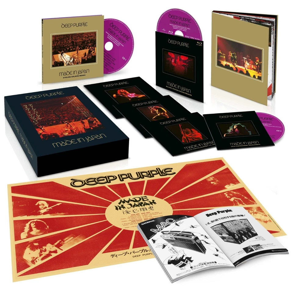 Deep Purple-Made in Japan 2025 Steven Wilson Mix Ltd. Super Deluxe 5 CD+1 Blue-R - Bild 3 von 3
