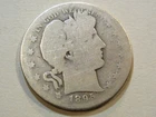 1895 S liberty barber silver half dollar coin