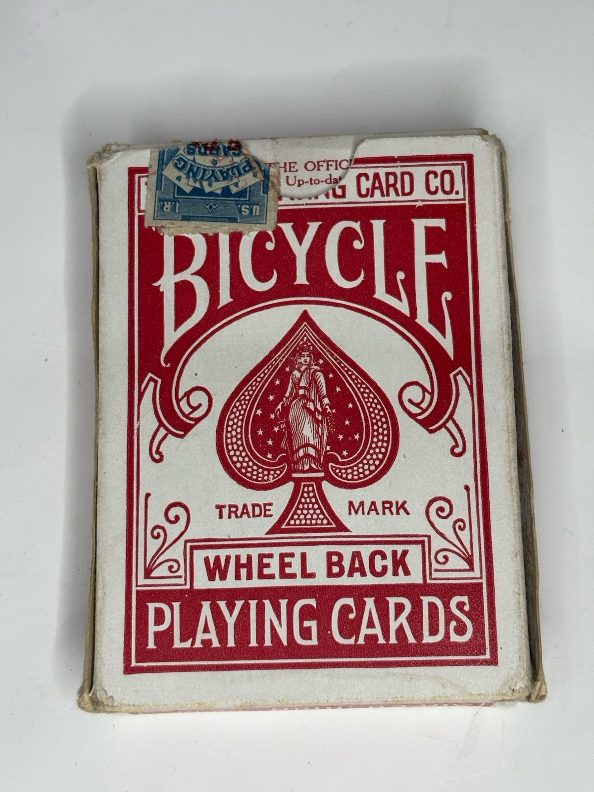 Playing Cards Deck Tax Stamped Wheel Back Uspcc