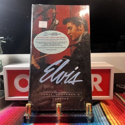 SEALED Elvis Presley Today Tomorrow & Forever Box Set 4 CD 2002 Hype Sticker