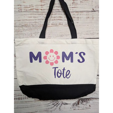 Mom's Tote Bag  Canvas Bag  Mother's Day Gift 