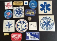 Vintage Decals Assorted Blood Donor Insurance EMT Etc. Lot Of 50
