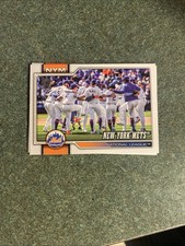 Topps 2023 Series 1 New York Mets #291 MLB Baseball Base Set Trading Card