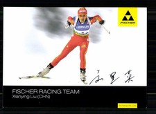 Xiangying Liu Autogrammkarte Originial Signiert Biathlon + A 246334