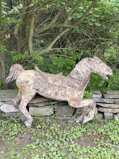 Antique Allan Herschell Carousel Horse Carved...