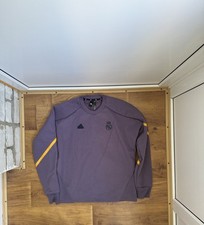 Real Madrid Training Football Soccer Sweatshirt Jacket Adidas Men Size M