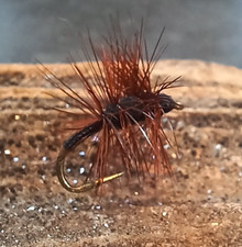 Micro Buck Bug - 12 Flies For Trout - Black Trout Flies - Wet or Dry Flies