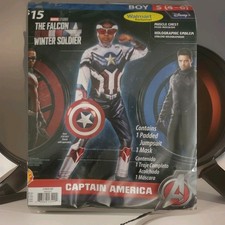 The Falcon Winter Soldier Captain America Child Costume Walmart Exclusive S 4-6