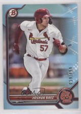 2022 Bowman Draft Sky Blue 59/499 Joshua Baez #BD-76 sh7