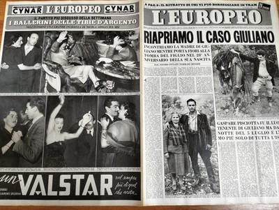 EUROPEAN 1950/48=BANDITO GIULIANO=RUGGERO RUGGERI=ALICE COCEA=MARINO MORETTI=MSI=