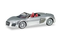 Herpa 038690-002 Audi R8 V10 Spyder - Eissilber 1:87 Neu + Ovp