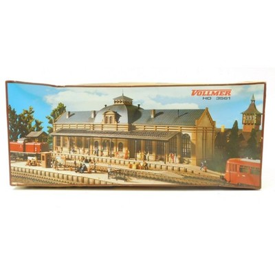 Vollmer 3561 HO Scale Bahnhof ,,Nordstadt'' Model Train Station Building Kit