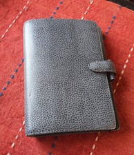 Filofax Finsbury Genuine Leather Personal Size Slate Grey Organiser