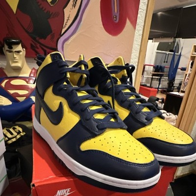 Nike Dunk Hi Retro SE Varsity Maize Midnight Navy HF3143-700 Men's Sneaker M10.5