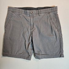 Weatherproof Vintage Shorts Men  s 40 Charcoal Ripstop Stretch Waist Cargo Pocket