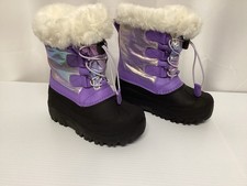 Kids Girls Fashion Winter Faux Fur Lined Mid Calf Boots SZ 12 NWOT
