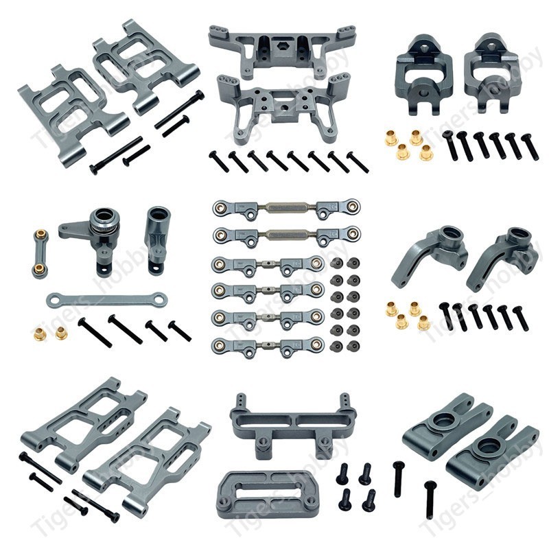 Aluminium Metal Upgrade Parts For 1/12 MJX Hyper Go 12212 RC Car Off-Road Truck