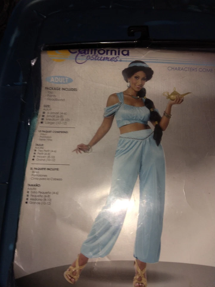 Disfraz de princesa árabe para mujer adulta disfraz de princesa jazmín disfraz de Halloween Foto 2 de 4