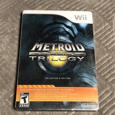 Metroid Prime Trilogy Collector's Edition for Nintendo Wii COMPLETE IN BOX CIB