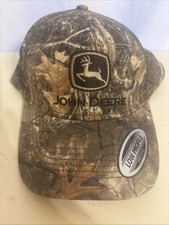 John Deere Camo Snapback Hat Cap Mossy Oak Camouflage Pattern, Adjustable