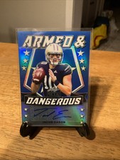 2020 Leaf Metal Draft Blue Rainbow /35 Jacob Eason #AD-JE1 Rookie Auto RC