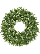 26 Inch Large Greenery Eucalyptus Boxwood Wreaths Artificial Easter Summer Sp...