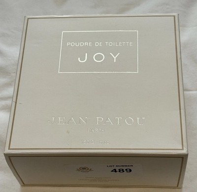Vintage Jean Patou JOY Poudre De Toilette 6oz180g Body Powder Paris COMPLETE Set