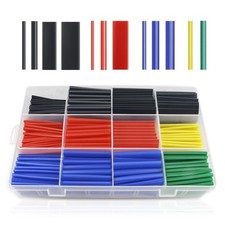 560 Pcs Heat Shrink Tubing Kit Marine Grade Heat Shrink Wrap 2:1 Ratio Adhesive