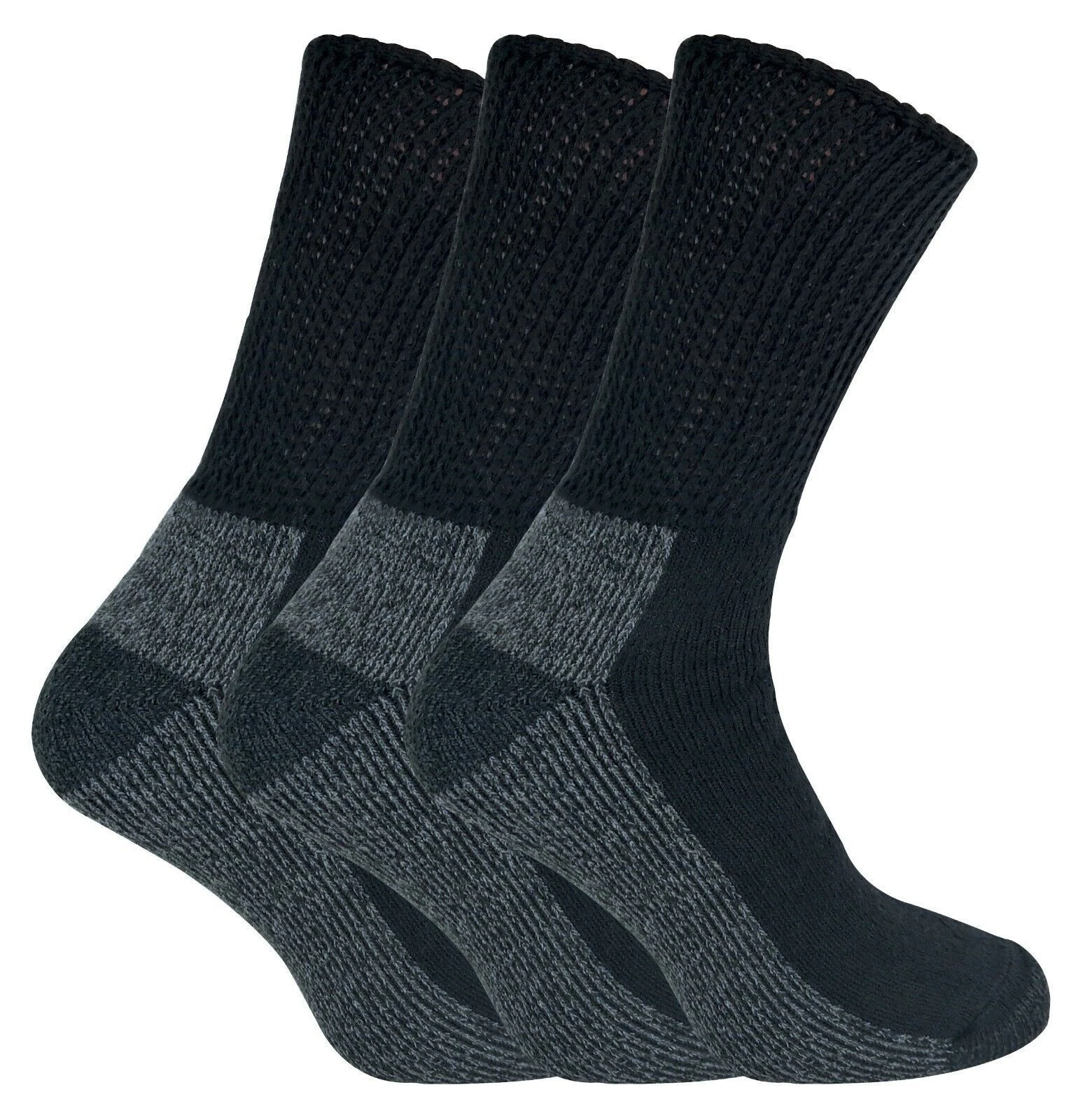 IOMI - 3 Pairs Mens Extra Wide Loose Top Cushioned Cotton Diabetic Work Socks
Opens in a new window 
