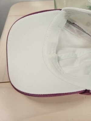 Wilson Pink Ribbon Hope Cap Hat Women Adjustable White 100% Cotton Wilson Pink Ribbon Hope Cap Hat Women Adjustable White 100  main image 3