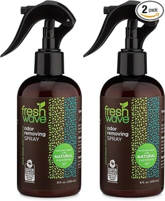 Fresh Wave Odor Eliminator Spray & Air Freshener, 8 oz. | Pack of 2 | Fine Mis